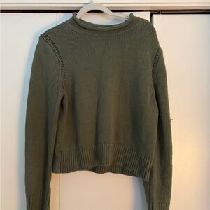 J. Crew Sage Green Crew Neck Sweater